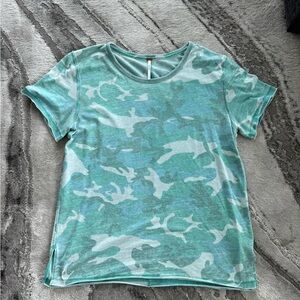 Free People Camo Top